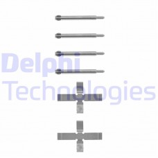 LX0039 DELPHI Комплектуючі колодки дискового гальма