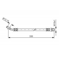 1 987 476 365 BOSCH Гальмівний шланг