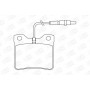 571398CH CHAMPION Комплект гальмівних колодок дисковий гальм