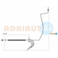 33.1279 ADRIAUTO Гальмівний шланг