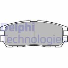 LP965 DELPHI Комплект гальмівних колодок дисковий гальм