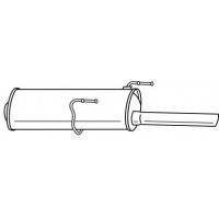 45696 SIGAM Глушник вихлопних газів кінцевий