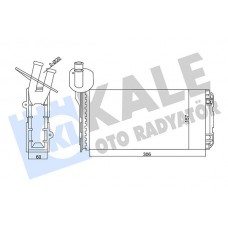 346450 KALE OTO RADYATÖR Теплообмінник обігрів салону