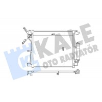 343160 KALE OTO RADYATÖR Конденсатор кондиціонера