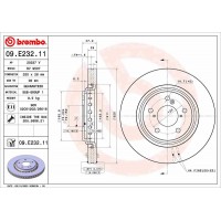 09.E232.11 BREMBO Гальмівний диск