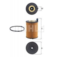 OX 1266D KNECHT Масляний фільтр