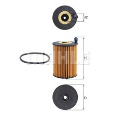 OX 1266D KNECHT Масляний фільтр