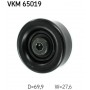 VKM 65019 SKF Паразитный / ведущий ролик, Поліклиновий ремінь