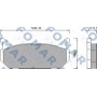 FO 455181 FOMAR Friction Комплект гальмівних колодок дисковий гальм