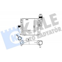 342815 KALE OTO RADYATÖR Интеркулер