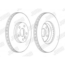 562628JC-1 JURID Гальмівний диск