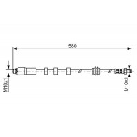 1 987 476 093 BOSCH Гальмівний шланг