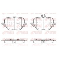 1966.00 REMSA Комплект гальмівних колодок дисковий гальм