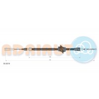 030219 ADRIAUTO VAG Трос ручн гальм. лев. (бараб. ) VAG 80/90