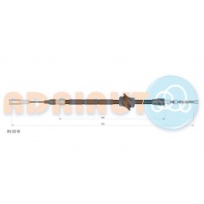 030219 ADRIAUTO VAG Трос ручн гальм. лев. (бараб. ) VAG 80/90