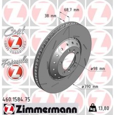 460.1584.75 ZIMMERMANN Гальмівний диск