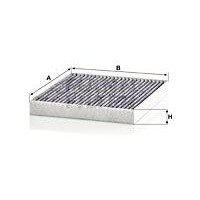 CUK 24 017 MANN-FILTER Фільтр повітря у внутрішньому просторі