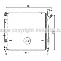 HY2346 AVA QUALITY COOLING Радіатор охолодження двигуна