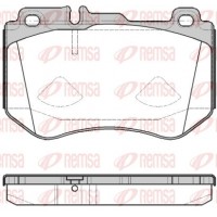 1591.00 REMSA Комплект гальмівних колодок дисковий гальм