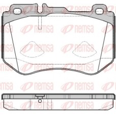 1591.00 REMSA Комплект гальмівних колодок дисковий гальм