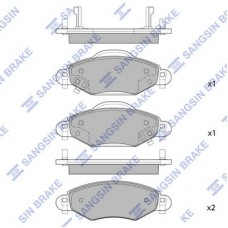 SP1419 Hi-Q Комплект гальмівних колодок дисковий гальм
