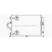 FD5654D AVA QUALITY COOLING Конденсатор кондиціонера