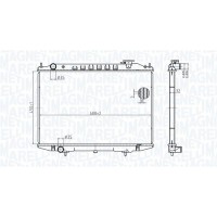 350213183500 MAGNETI MARELLI Радіатор охолодження двигуна