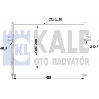 342425 KALE OTO RADYATÖR Конденсатор кондиціонера