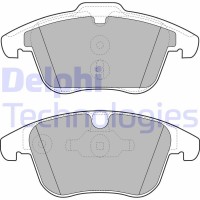 LP1967 DELPHI Комплект гальмівних колодок дисковий гальм