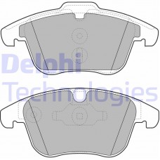 LP1967 DELPHI Комплект гальмівних колодок дисковий гальм