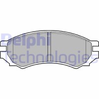 LP670 DELPHI Комплект гальмівних колодок дисковий гальм
