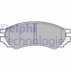 LP670 DELPHI Комплект гальмівних колодок дисковий гальм