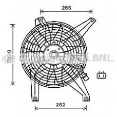 MT7528 AVA QUALITY COOLING Вентилятор охолодження двигуна