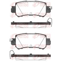 1507.00 REMSA Комплект гальмівних колодок дисковий гальм