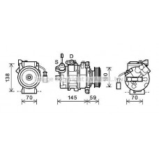 AIAK342 AVA QUALITY COOLING Компресор кондиціонера