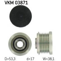 VKM 03871 SKF Механізм вільного ходу генератора