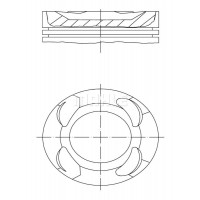 081 PI 00124 000 MAHLE Поршень