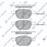SP1712 Hi-Q Комплект гальмівних колодок дисковий гальм