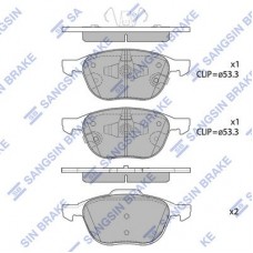 SP1712 Hi-Q Комплект гальмівних колодок дисковий гальм