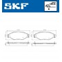 VKBP 80064 SKF Комплект гальмівних колодок дисковий гальм