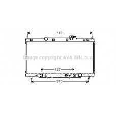 HD2163 AVA QUALITY COOLING Радіатор охолодження двигуна
