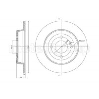 800-1376C CIFAM Гальмівний диск