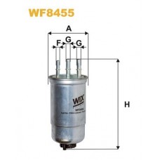 WF8455 WIX FILTERS Паливний фільтр