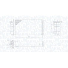 350218441000 MAGNETI MARELLI Теплообмінник обігрів салону