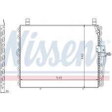94176 NISSENS Конденсатор кондиціонера