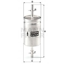 Паливний фільтр MANN-FILTER WK 512