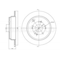 800-1518C CIFAM Гальмівний диск