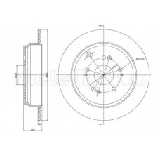 800-1518C CIFAM Гальмівний диск