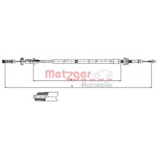 10.0904 METZGER Тросик газу