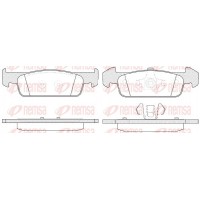 1540.10 REMSA Комплект гальмівних колодок дисковий гальм